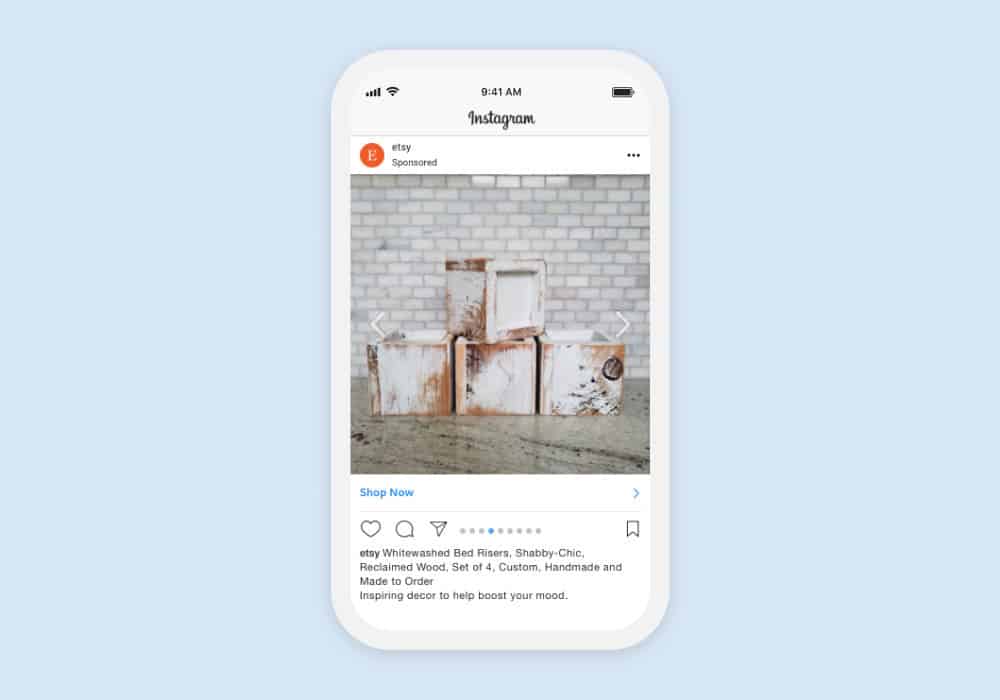 Etsy Site Dışı Reklamlar İnstagram