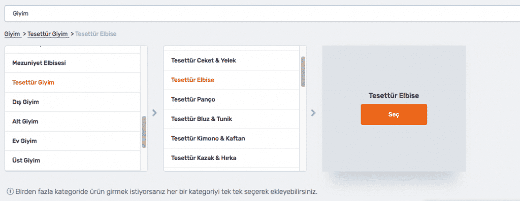 trendyol'a ürün yükleme