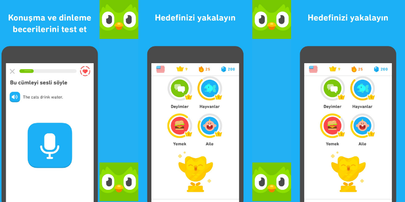 İngilizce Mobil Uygulamalar Duolingo