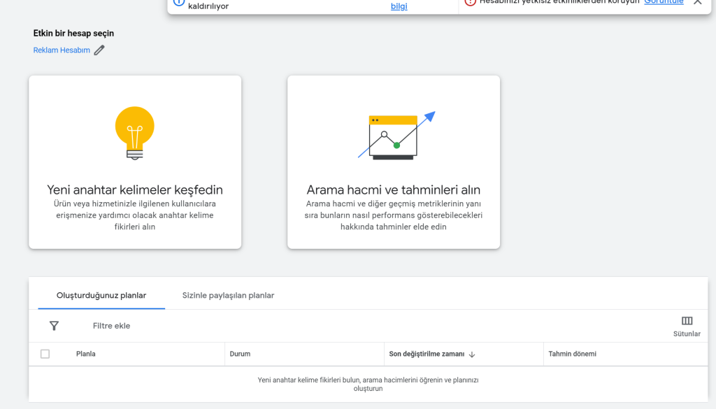 etsy ürün nasıl yüklenir - Pazaryerleri Google Ads Anahtar Kelime Planlaması