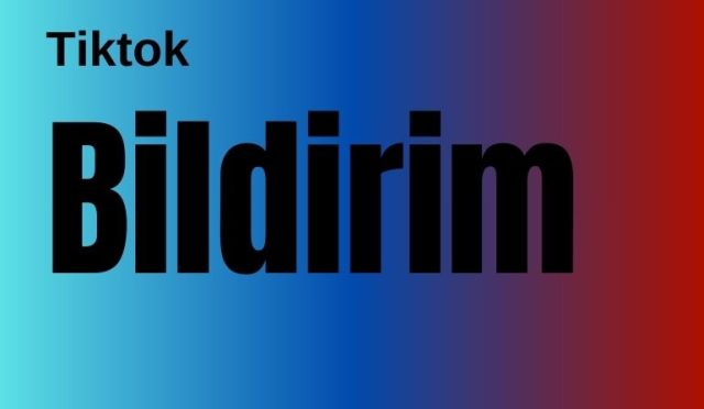 TikTok bildirim