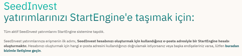 Melek Yatırımcı Nedir - Finans startengine seed invest Taşınma