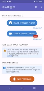 Android Veri Kurtarma DiskDigger Photo Recovery