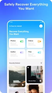 Android Veri Kurtarma Dr.Fone Recovery