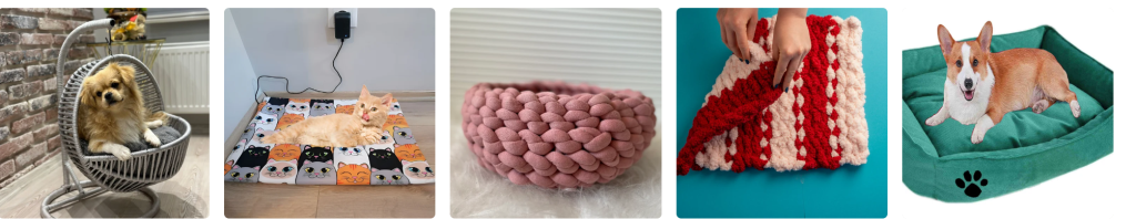 Etsy Evcil Hayvanlar İçin Uyku Yastıkları Örnekleri