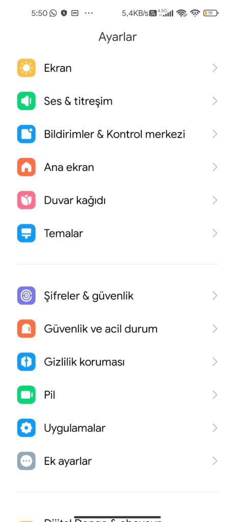 Xiaomi Uygulama kasası kapatma adımları (2)