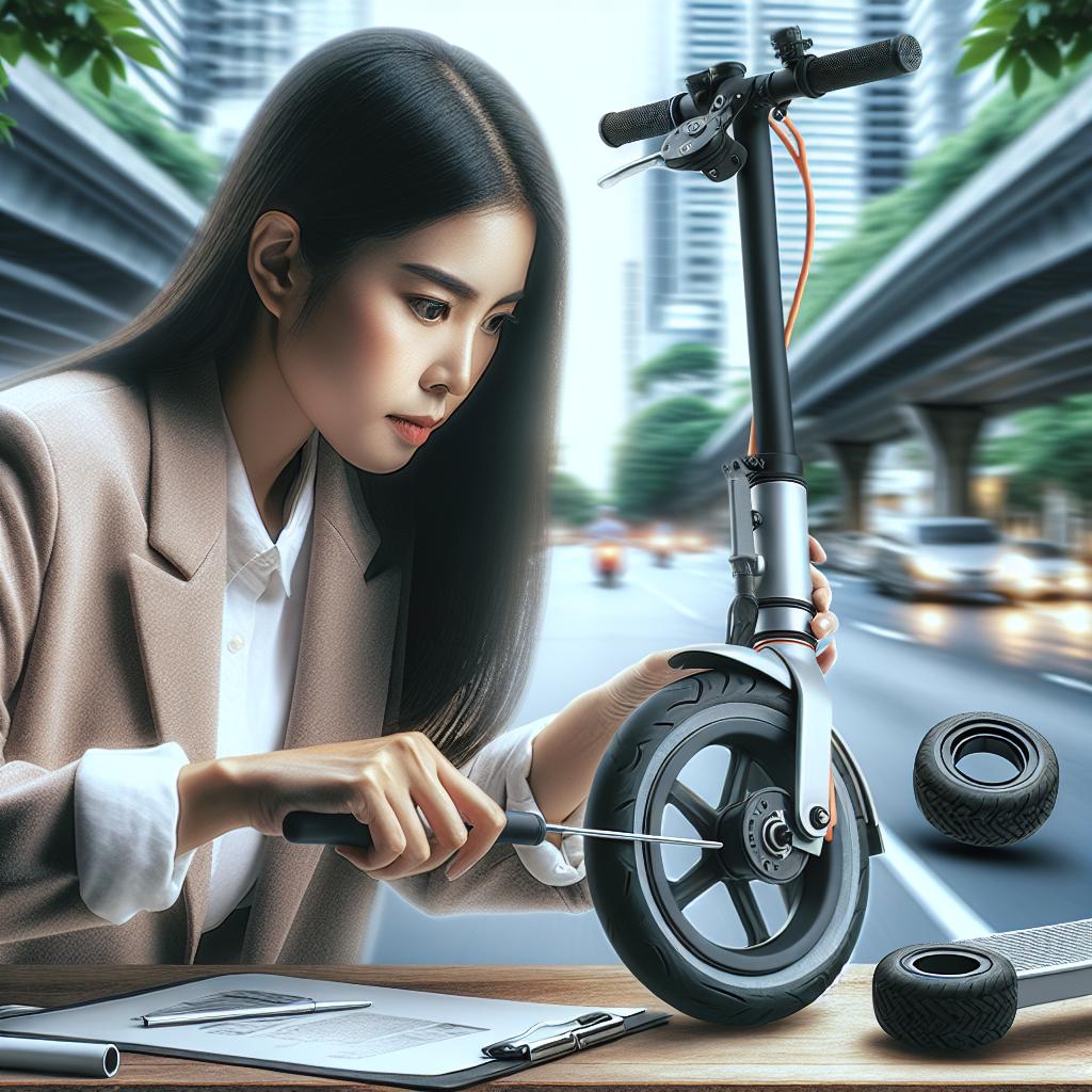 Elektrikli Scooter Bakımı - Elektrikli Araçlar Teker ve Lastik Kontrolleri