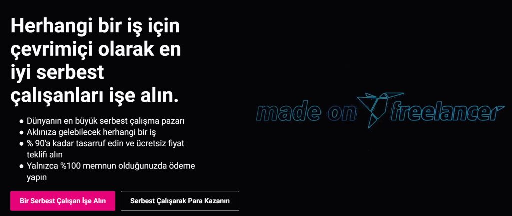 Freelancer.com en büyük freelance siteleri