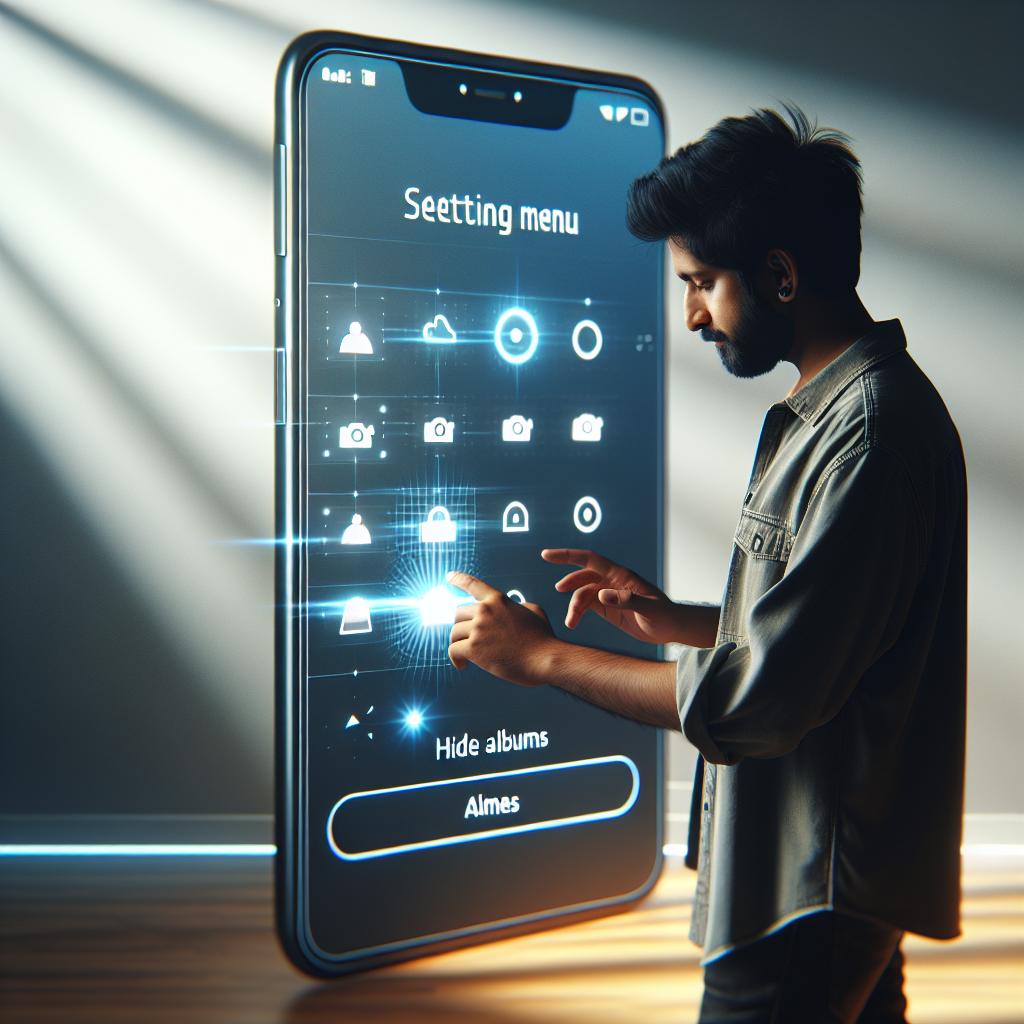 Xiaomi Galeride Albüm Gizleme Ayarlarına Erişim